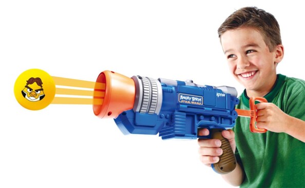 Nerf Angry Birds Star Wars: Koosh Han Solo Launcher met doelwit