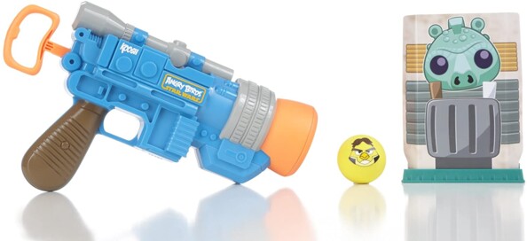 Nerf Angry Birds Star Wars: Koosh Han Solo Launcher met doelwit
