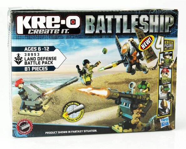 KRE-O Battleship Land Defense Battle Pack van Hasbro: bouwen en actie combineren
