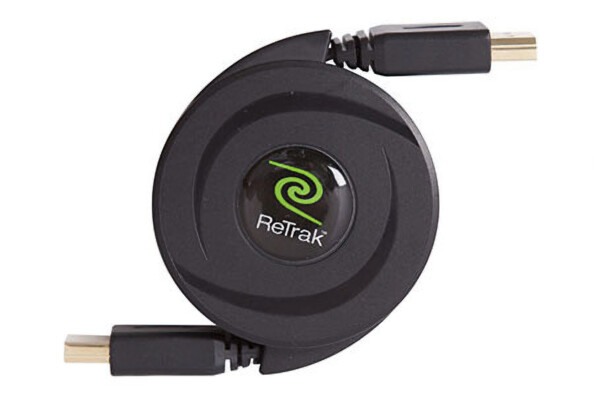 ReTrak HDMI A naar A Retractable kabel 1,5 m