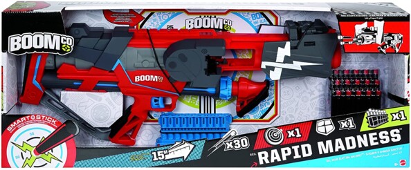 Rapid Madness Blaster met 30 Smart Stick-darts
