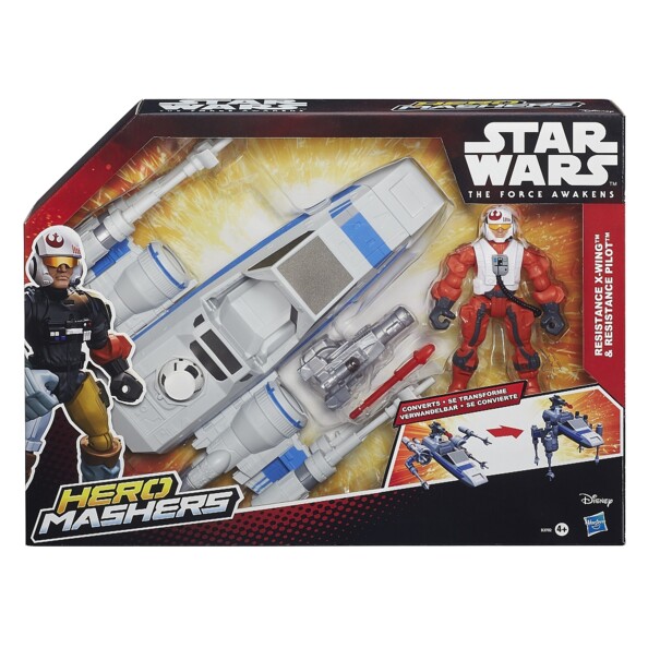 Star Wars Hero Mashers Attack Vehicle Resistance X-Wing Hasbro