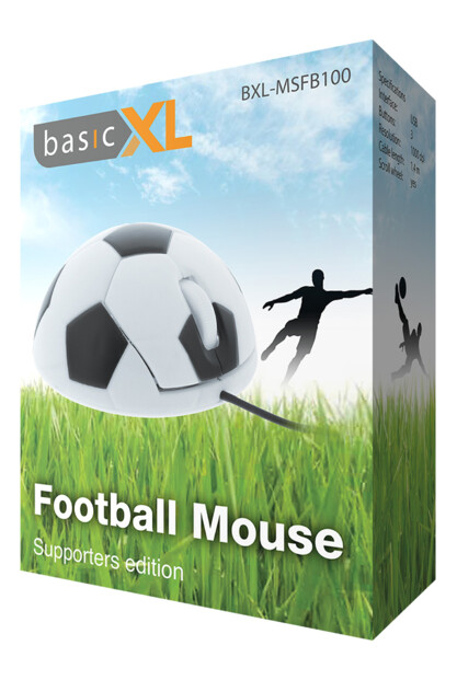 basicXL Souris Ballon de Foot Basic XL (BXL-MSFB100)