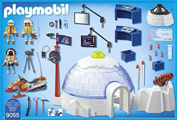 Playmobil 9055 QG Explorateurs Polaires (Hoofdkwartier Poolexpeditie)