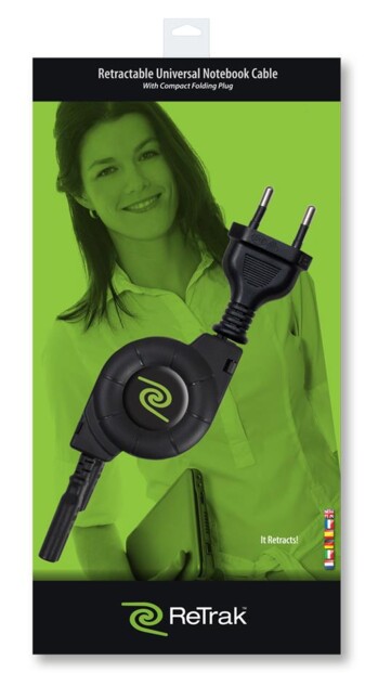 ReTrak intrekbare bipolaire voedingskabel 0,8 m