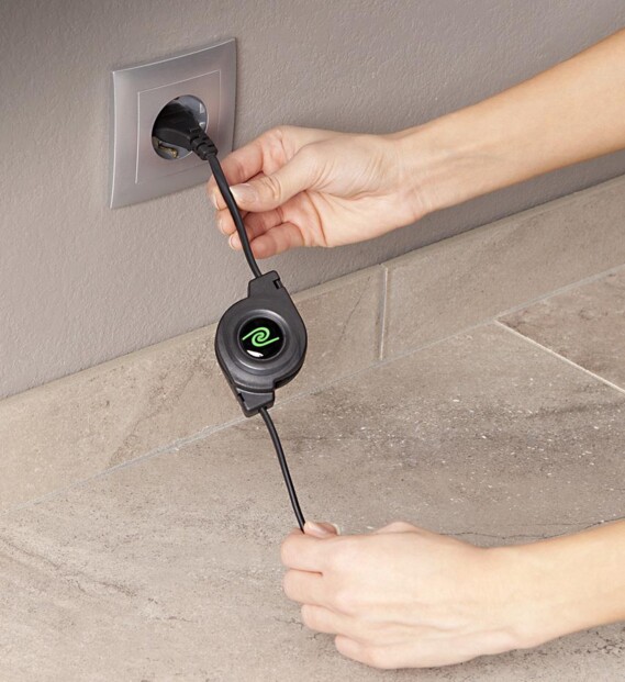 ReTrak intrekbare bipolaire voedingskabel 0,8 m