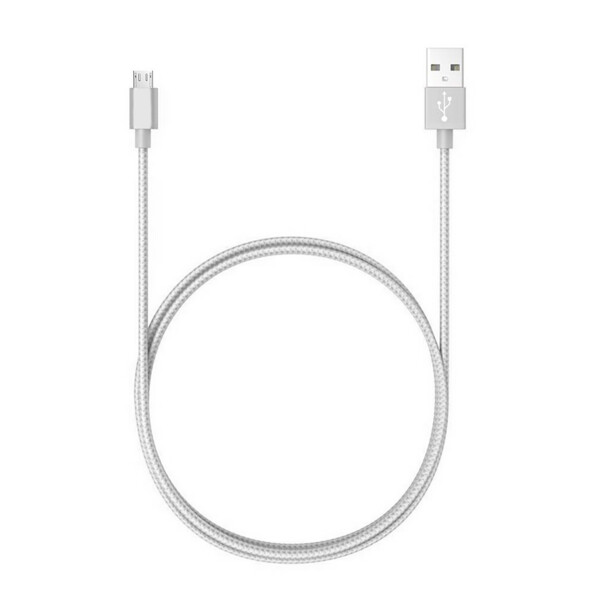 Blaupunkt Micro USB kabel zilver 1,2 m BLP0203