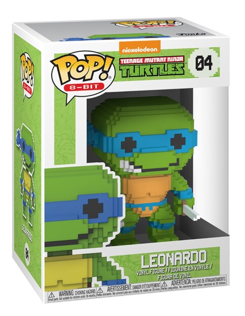 Funko Pop 8-Bit Leonardo Retro Figurine voor Fans van Teenage Mutant Ninja Tur