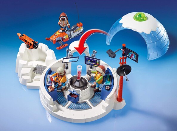 Playmobil 9055 QG Explorateurs Polaires (Hoofdkwartier Poolexpeditie)