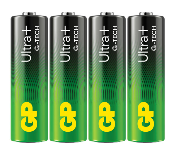 GP Ultra+ AA LR6 alkalinebatterijen x 4