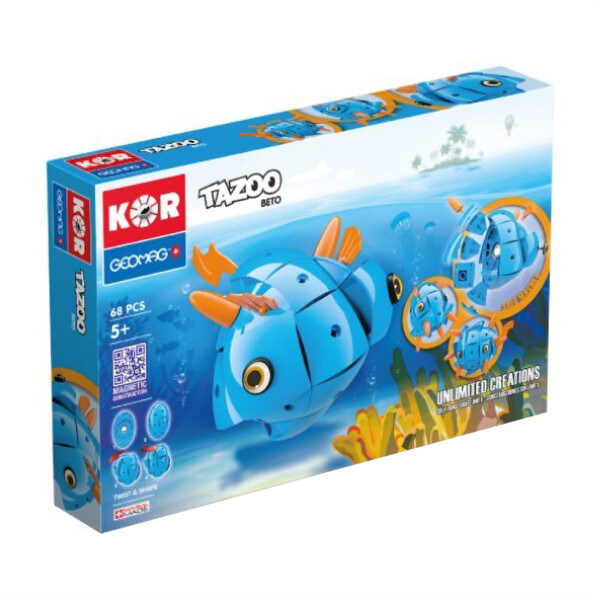 Geomag KOR Tazoo Beto magnetische bouwset (68 onderdelen)