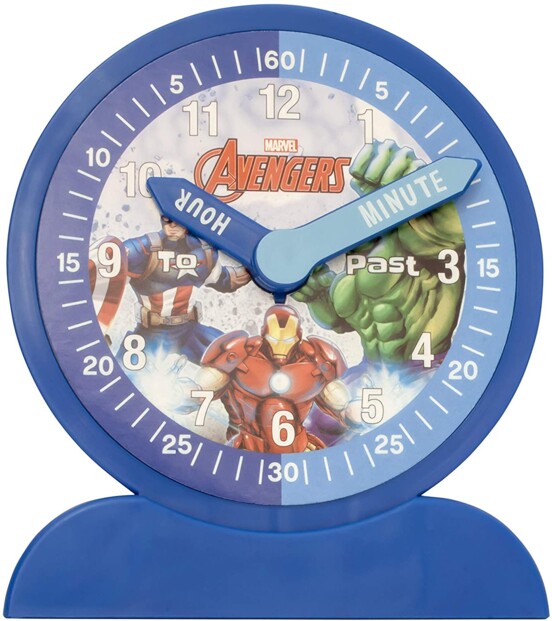 BulbBotz Marvel Avengers Time Teacher (educatieve kinderhorloge om klok te leren
