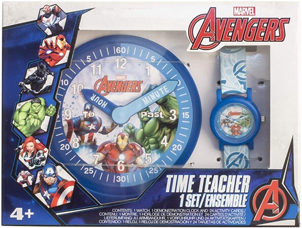 BulbBotz Marvel Avengers Time Teacher (educatieve kinderhorloge om klok te leren