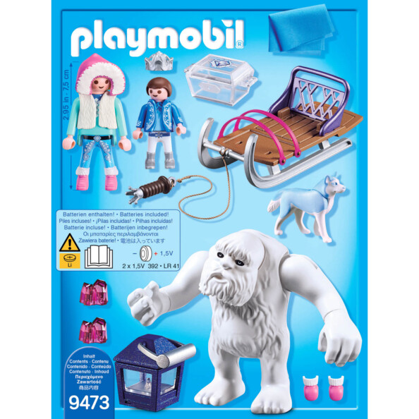 Playmobil 9473 Yeti met slee (Magic) met lichtgevende lantaarn