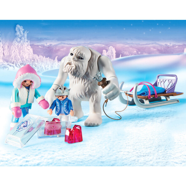 Playmobil 9473 Yeti met slee (Magic) met lichtgevende lantaarn