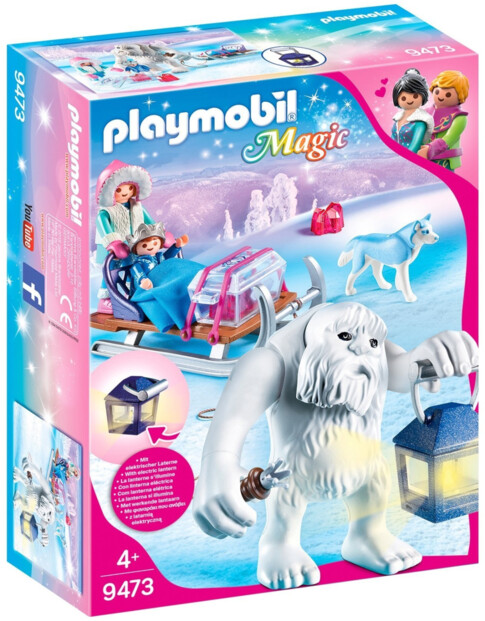 Playmobil 9473 Yeti met slee (Magic) met lichtgevende lantaarn