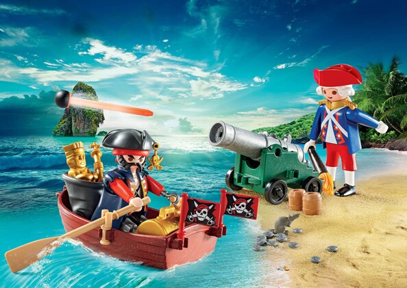 PLAYMOBIL Valisette Piraat en Soldaat