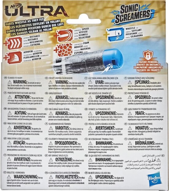 Nerf Ultra Sonic Screamers 20-Dart Refill Pack