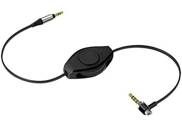 Handige audio en handsfree bediening met de ReTrak jack 3,5 mm kabel met microfo