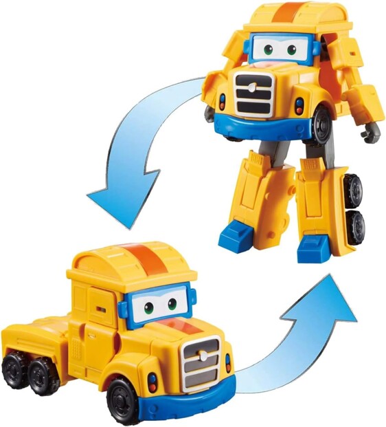 AULDEY Super Wings transformeerbare Poppa Wheels truck