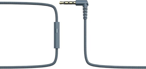 Comfortabel luisteren en bellen met de Ryght NIMA bedrade headset in blauw grijs