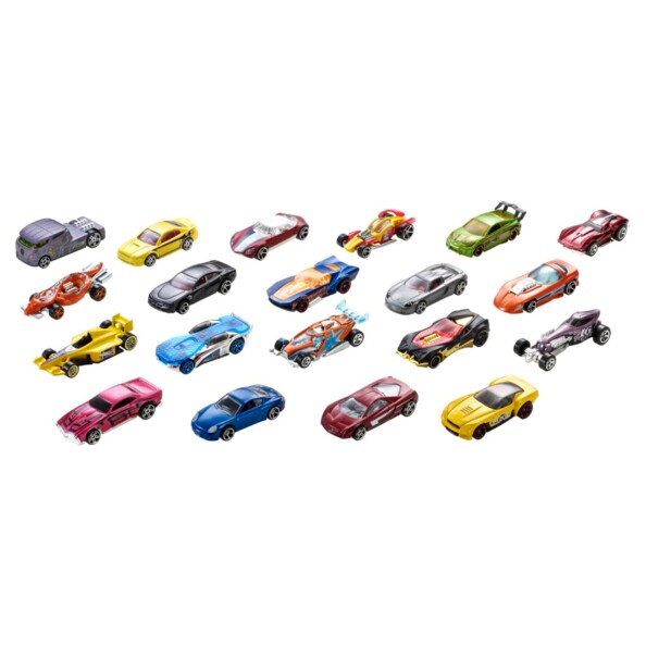 Mattel Hot Wheels set met 20 miniatuurauto’s H7045