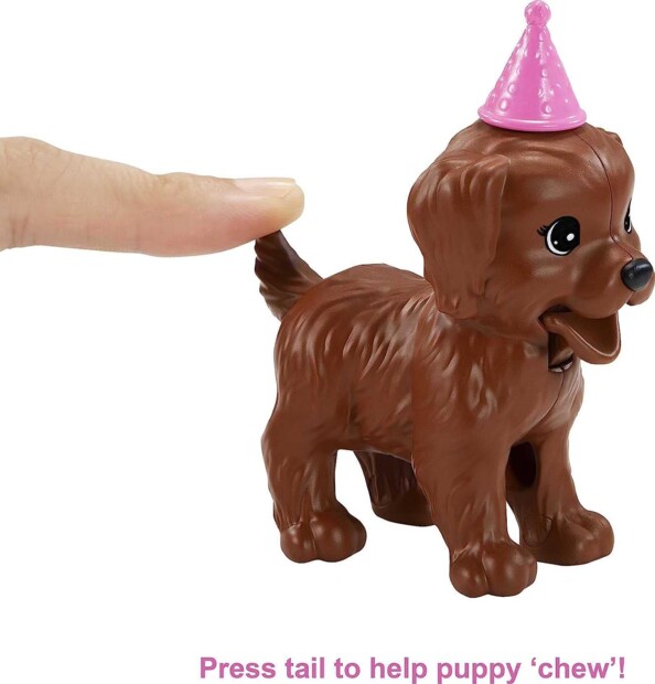 Mattel Barbie poppenset - speciale puppyverjaardag