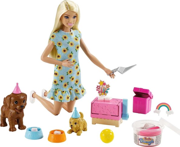 Mattel Barbie poppenset - speciale puppyverjaardag