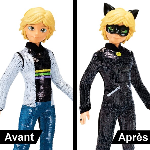 Miraculous Fashion Flip Adrien to Cat Noir van Bandai