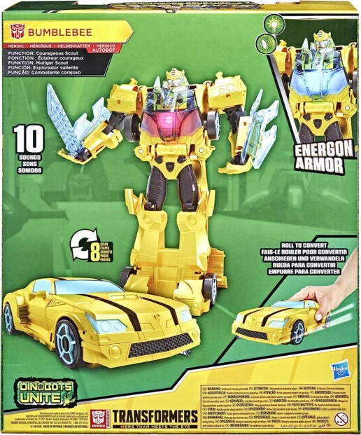 Hasbro Transformers Cyberverse Bumblebee actiefiguur 25 cm, rijdt en verandert