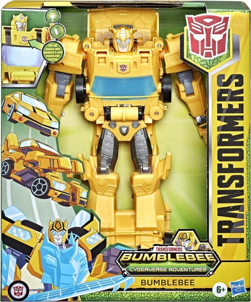 Hasbro Transformers Cyberverse Bumblebee actiefiguur 25 cm, rijdt en verandert