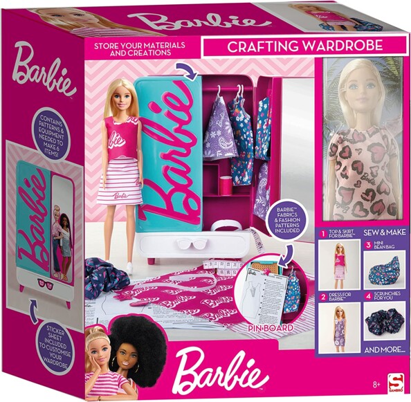 Barbie Crafting Wardrobe van Sambro voor creatieve modefans