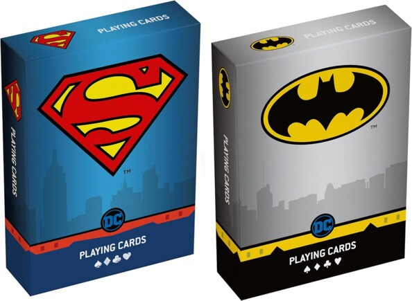 Batman & Superman 2 x 54 kaarten van Cartamundi