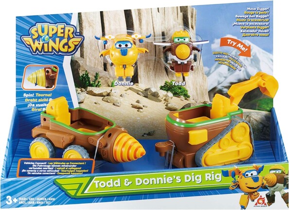 Alpha Group Super Wings graafmachine en boormachine met Todd en Donnie