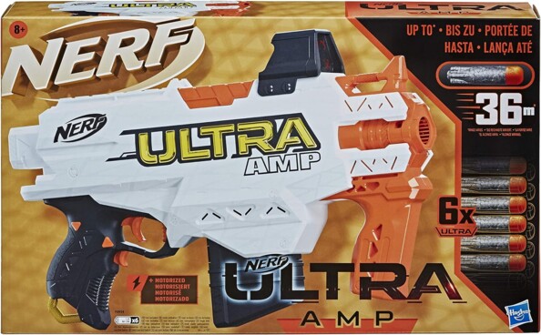 Hasbro Nerf Ultra Amp gemotoriseerde blaster met magazijn
