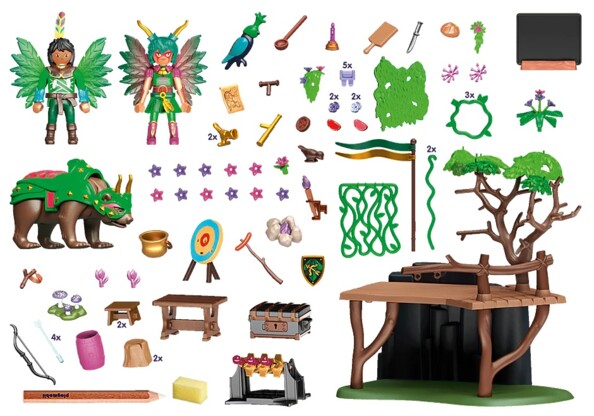 PLAYMOBIL Ayuma kamp met feeën en zieldieren