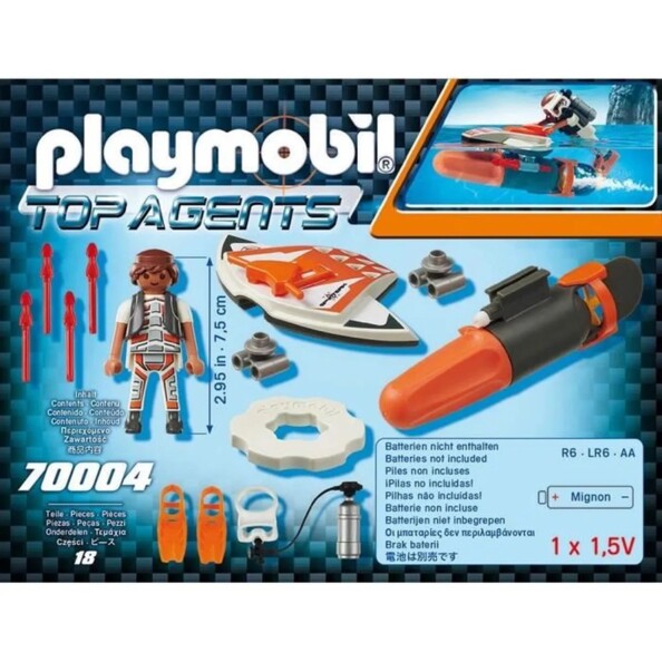 Playmobil Top Agents onderwaterpropeller met motor