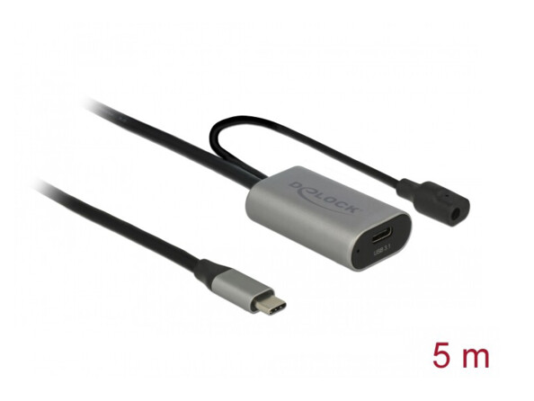 Betrouwbare USB-C uitbreiding met de Delock actieve USB Type-C 3.1 verlengkabel
