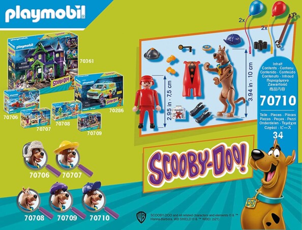 PLAYMOBIL SCOOBY-DOO! avontuur met clownspook