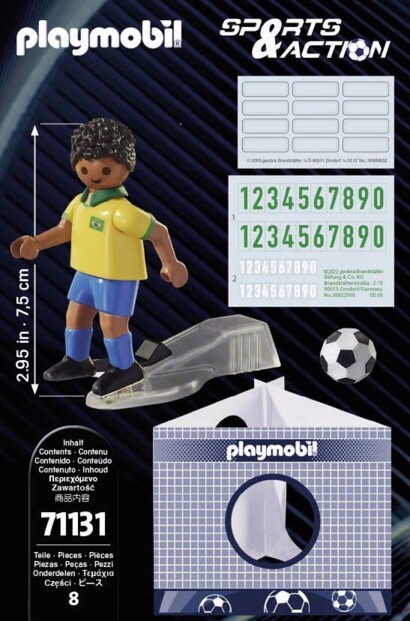 PLAYMOBIL Sports & Action Braziliaanse voetballer