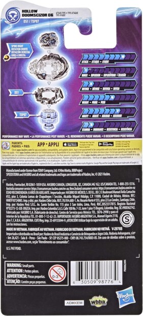 Beyblade Burst Surge Speedstorm Hollow Doomscizor D6