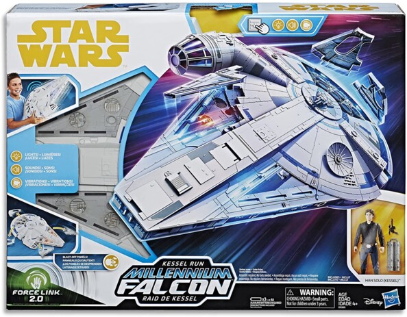 Star Wars Millennium Falcon Kessel Run met Han Solo-figuur