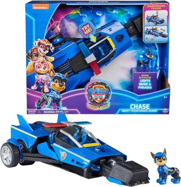 PAW Patrol Deluxe Chase voertuig met licht en geluid