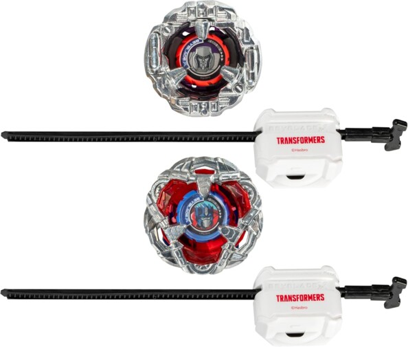 Beyblade X Transformers Collab Optimus Prime 4-60P vs. Megatron 4-80B Multipack