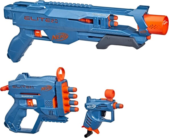 Hasbro Nerf Elite 2.0 Loadout Pack - 3 blasters met 14 darts