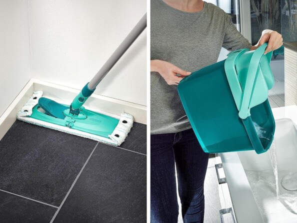 Leifheit Clean Twist Disc Mop Ergo set met emmer en wringmop