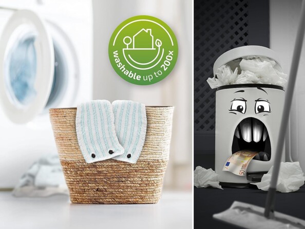 Leifheit Clean Twist Disc Mop Ergo set met emmer en wringmop