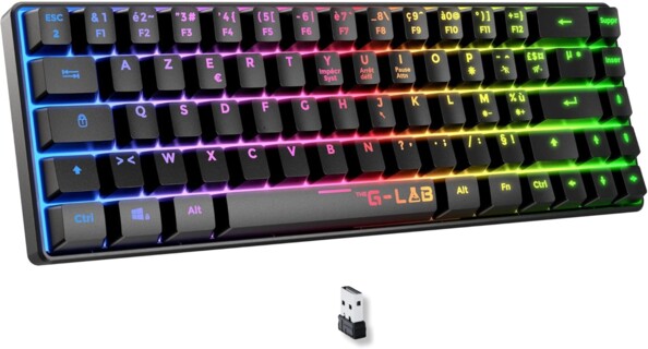 The G-Lab Keyz Hydrogen WL draadloos gamingtoetsenbord