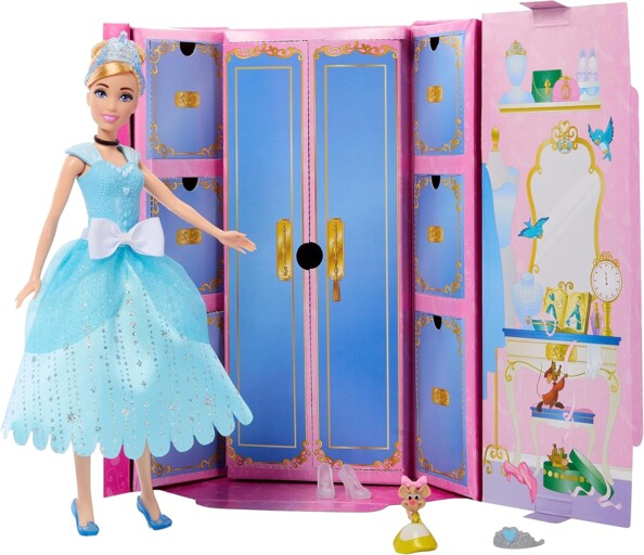 Mattel Disney Princess Assepoester pop met koninklijke verrassingen
