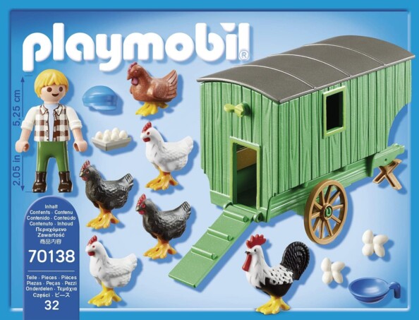 Playmobil 70138 - kind met kippenhok